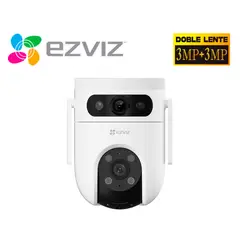 EZVIZ - Cámara H9C 3MP + 3MP Binocular WiFi Exterior Giratoria 360º