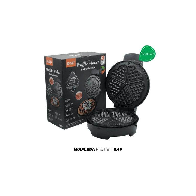 Waflera Eléctrica RAF Puntas Redondas