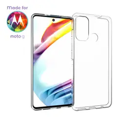 GENERICO - Space Clear Case Moto G60S Con Marca