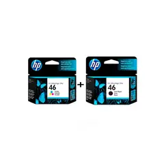 HP - Pack Tinta 46 (Negro + Tricolor) Original
