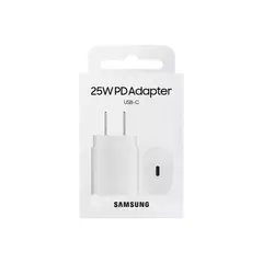 SAMSUNG - Cargador de Pared Tipo C 25W para S23 Fe Blanco