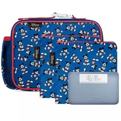 SIMPLE MODERN - Set 4 piezas Lonchera escolar Mickey Mouse Mickey Mouse