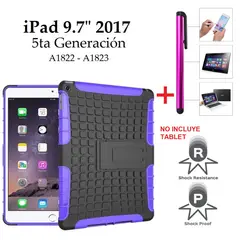GENERICO - Funda Armor + Lápiz Óptico para iPad 9.7 5ta A1822 A1823 Case Estuche