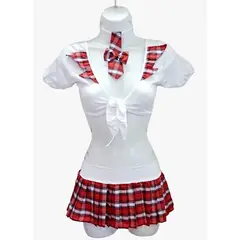 GENERICO - Sexy Disfraz de Colegiala TRAVIESA S M Dealcoba