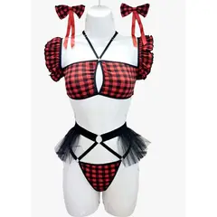 GENERICO - Disfraz de Colegiala Sexy School S M DeAlcoba