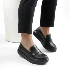 ECCO - Mocasines Mujer Sinisa13 Negro Cuero