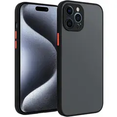 GENERICO - Funda de Motorola G8 Power Lite Ahumado Mate Negro Resistente