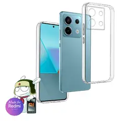 GENERICO - Space Clear Case Redmi NOTE 13 PRO Con Marca