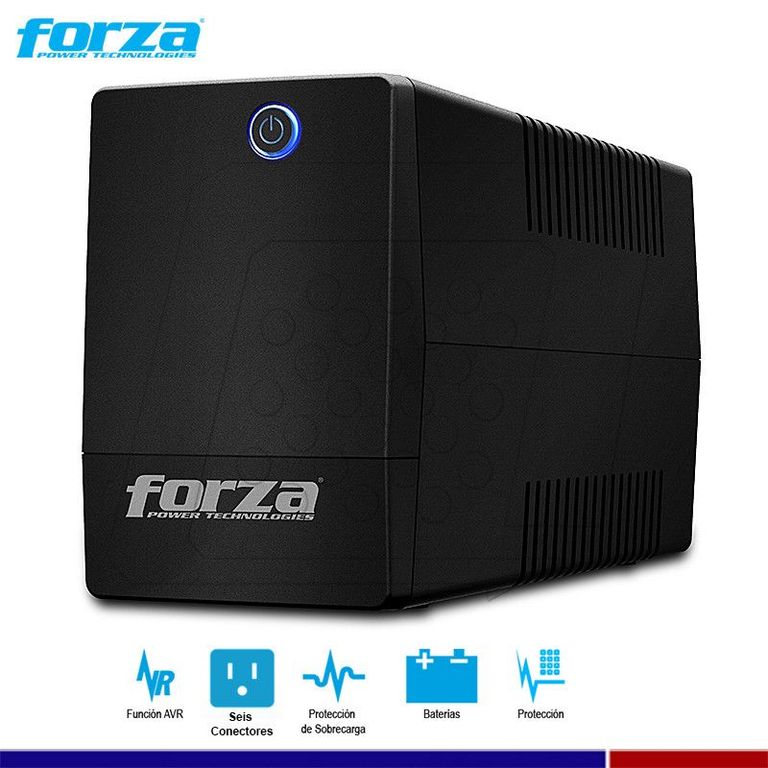 ESTABILIZADOR UPS 4 TOMAS 220V / 1000VA / 500W (2) FZ-NT-1012U