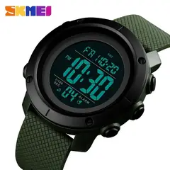 SKMEI - Reloj 1434 Verde militar Correa Silicona