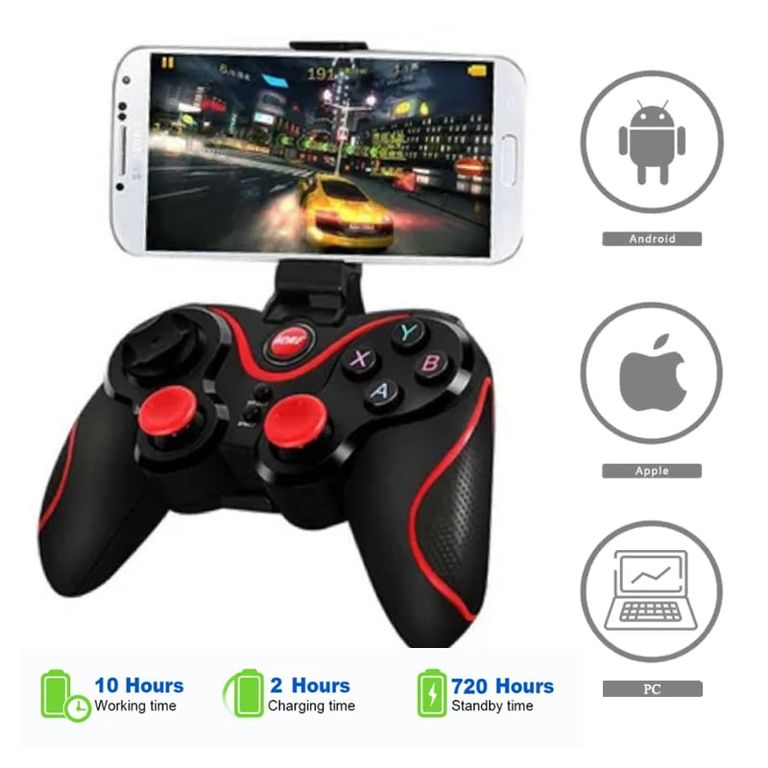 Mando para Celular PC Smart TV Bluetooth Joystick Gamepad IOS Android