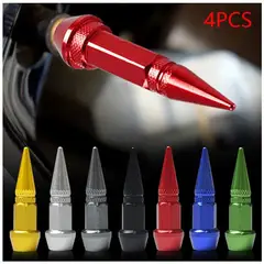 GENERICO - Tapa De Válvula Tuning bala Para Llantas Universal Verde