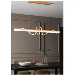 GENERICO - Lámpara de Araña Techo Oro Rosa Regulable con Control Remoto