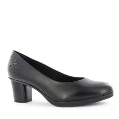 ECCO - Zapatos de Vestir PumpReina Mujer Lizzie02 Negro Cuero Natural