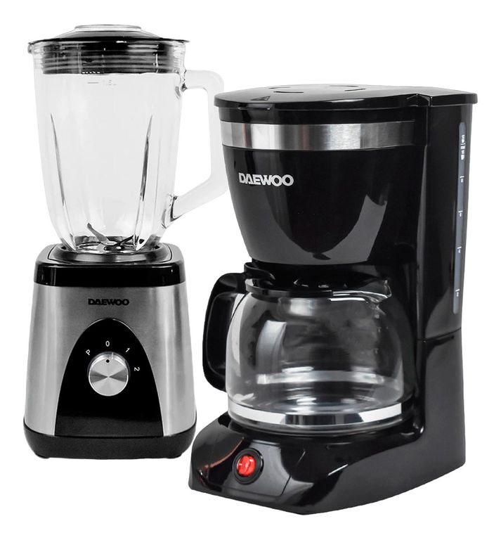 Combo Licuadora 1.5L + Cafetera 12 tazas 1.25L