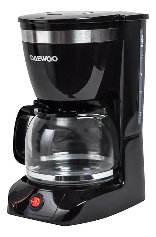 Cafetera negra dcm-1859 1.25l 12 tazas