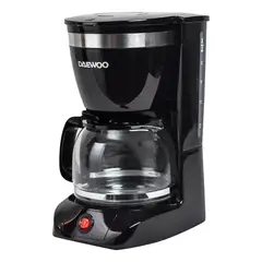 DAEWOO - Cafetera negra dcm-1859 1.25l 12 tazas