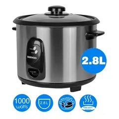 DAEWOO - Olla Arrocera Inoxidable Antiadherente DI-9536 2.8L