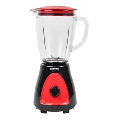 DAEWOO - Licuadora Roja Negra DBL-1008C 1.5L 2 Velocidades