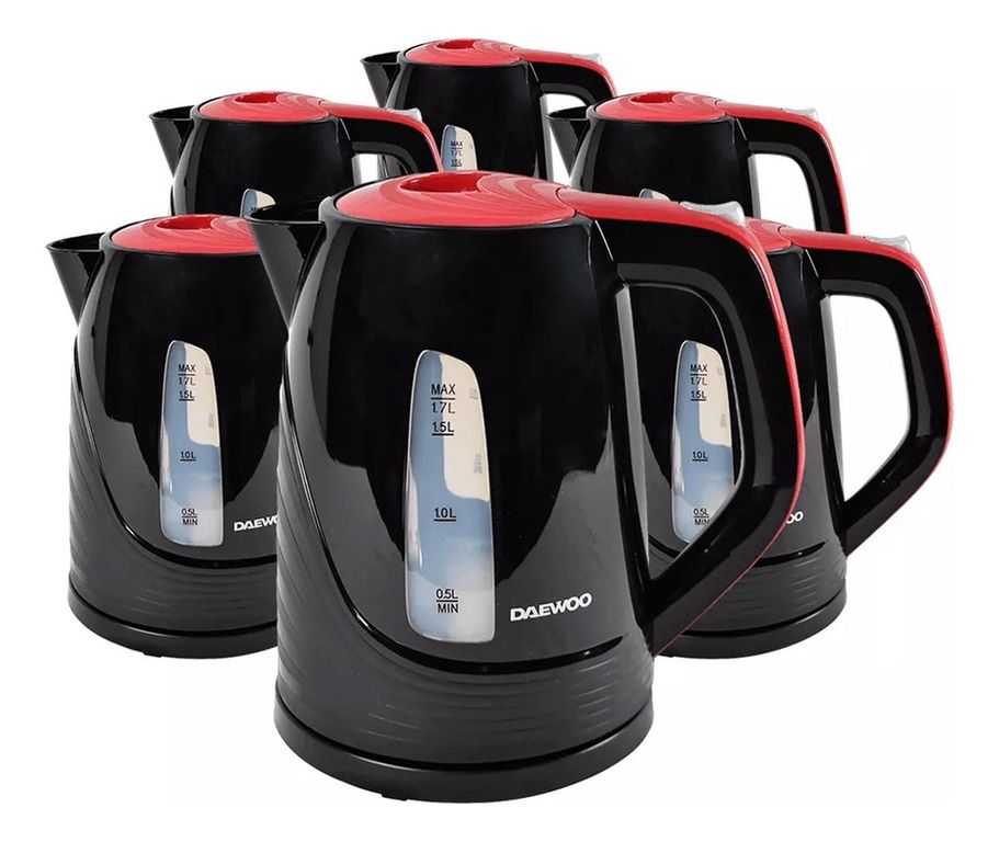 Hervidor Eléctrico 1.7L Pack x6