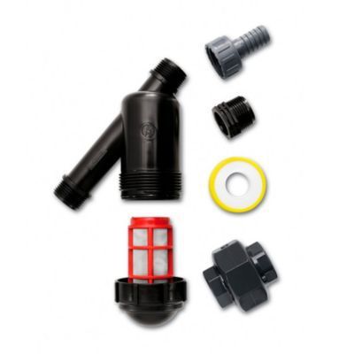 Filtro Fino de Agua 125mm R 3/4" + 1" con adaptador