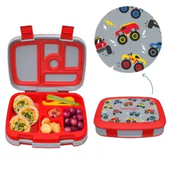 BENTGO - Lonchera Kids Lunch Box - Camiones - Niños