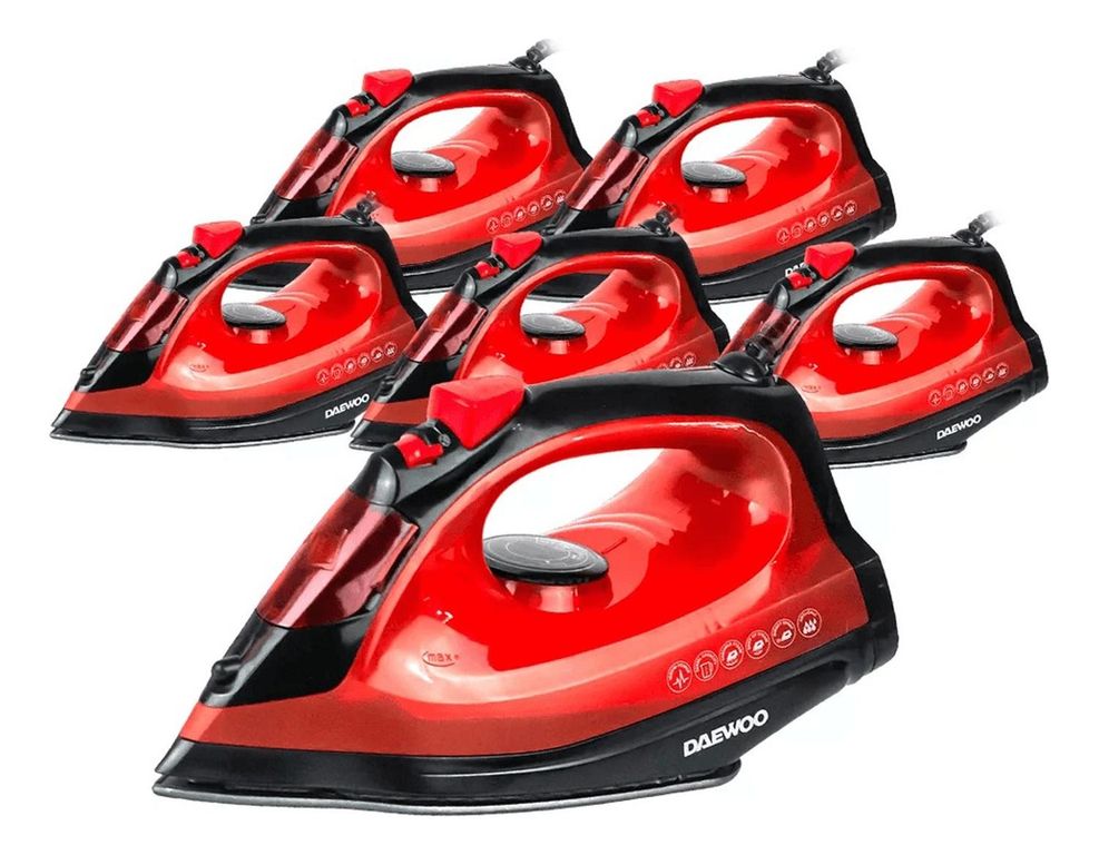 Plancha a vapor 1600w Pack x6