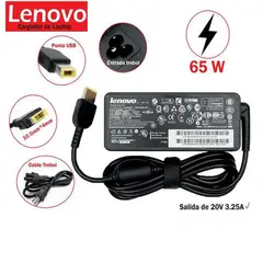 LENOVO - Cargador Para Generico 65W 20V Punta USB