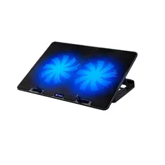 TEROS - COOLER TE7020N COMPATIBLE CON NoteBook max 15.6" 2 FAN DE 12cm 1