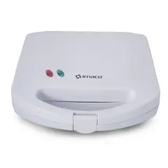 IMACO - Sandwichera Maker de 2 Panes IST101 Blanco