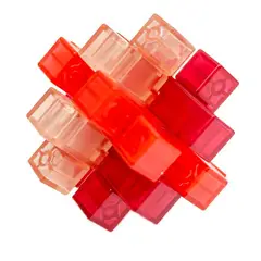 QIYI - Puzzle Kong Ming rompecabeza plástico shape lock