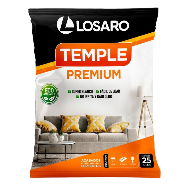 TEMPLE PREMIUM X 25 KG SUPER BLANCO