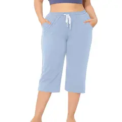 42AROZINA - Pantalones deportivos casuales con cordón para mujer