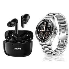 LENOVO - Auriculares XT90 Audífonos In-Ear Bluetooth+Z69 Smartwatch