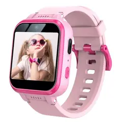 SHARGE - Smartwatch Para los niños Y90 Aprender y entretener con cámara Rosa