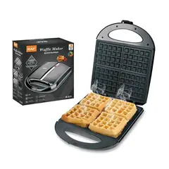 OEM - Maquina para Hacer Wafles Gofres 4Rebanadas