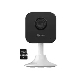 EZVIZ - Cámara Inalámbrica Wifi H1C Full Hd con Alerta Sonora + SD256Gb