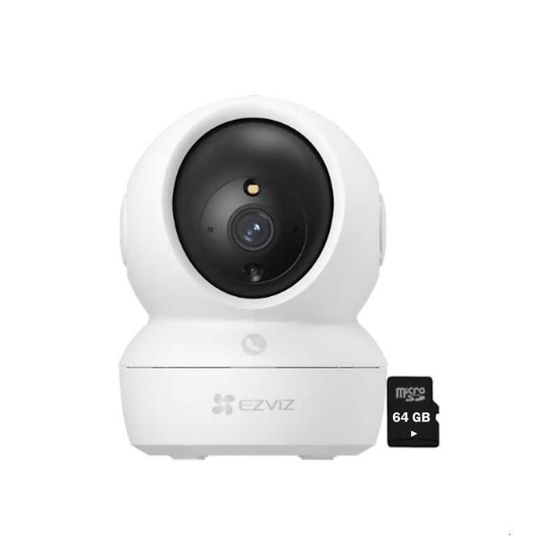 Cámara Inalámbrica H6C PRO 4MP visión 360° Botón Llamada + SD64Gb