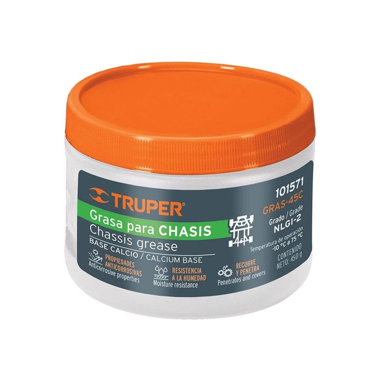 Grasa lubricante para chasis, base calcio, 450 g,