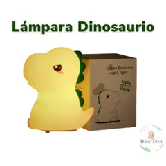 GENERICO - Lámpara led de silicona para bebe Dinosaurio