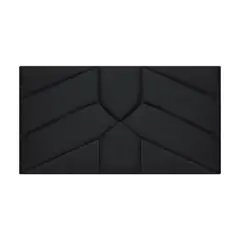 BARAKA HOME - Cabecera Obidos Aerea 1.5 Plz - Negro