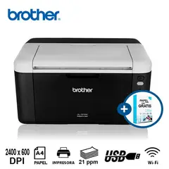 BROTHER - Impresora Láser HL-1212W Monocromatico WIFI USB