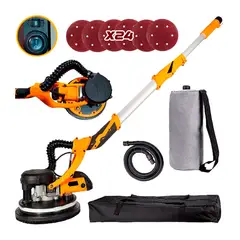 XTD - LIJADORA DE PARED TECHO DRYWALL INDUSTRIAL PINTURA MÁS 24 LIJA - COMBO
