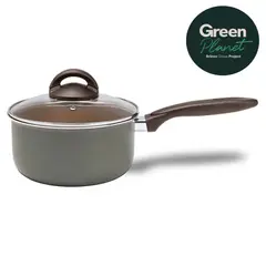 BRINOX - Olla Con Tapa 18cm 2.05L Naturall Verde GreenPlanet