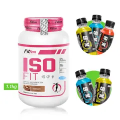FITFEM - ISO FIT 1KG PROTEÍNA AISLADA Chocolate + REGALOS