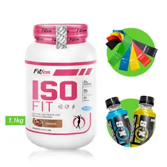 FITFEM - ISO FIT 1KG PROTEÍNA AISLADA Chocolate + REGALOS