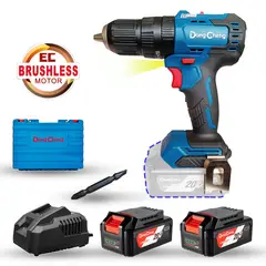 DONGCHENG - Taladro Atornillador Percutor 1 / 2″ DCJZ2050iEM 20V 50Nm Brushless