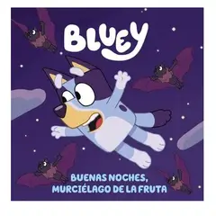 GENERICO - Bluey buenas noches murciélago de la fruta
