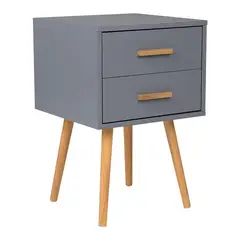 GENERICO - Veladores Vintage Alessandro Armado 2 Cajones - Petrox Home