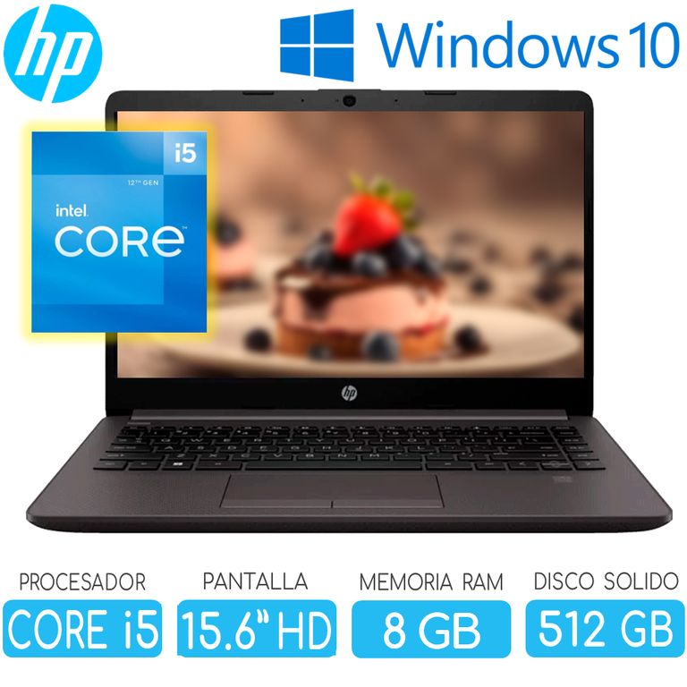 Laptop Core i5 1235U SSD 512gb RAM 8gb Pant.15.6 HD Windows 250 G9